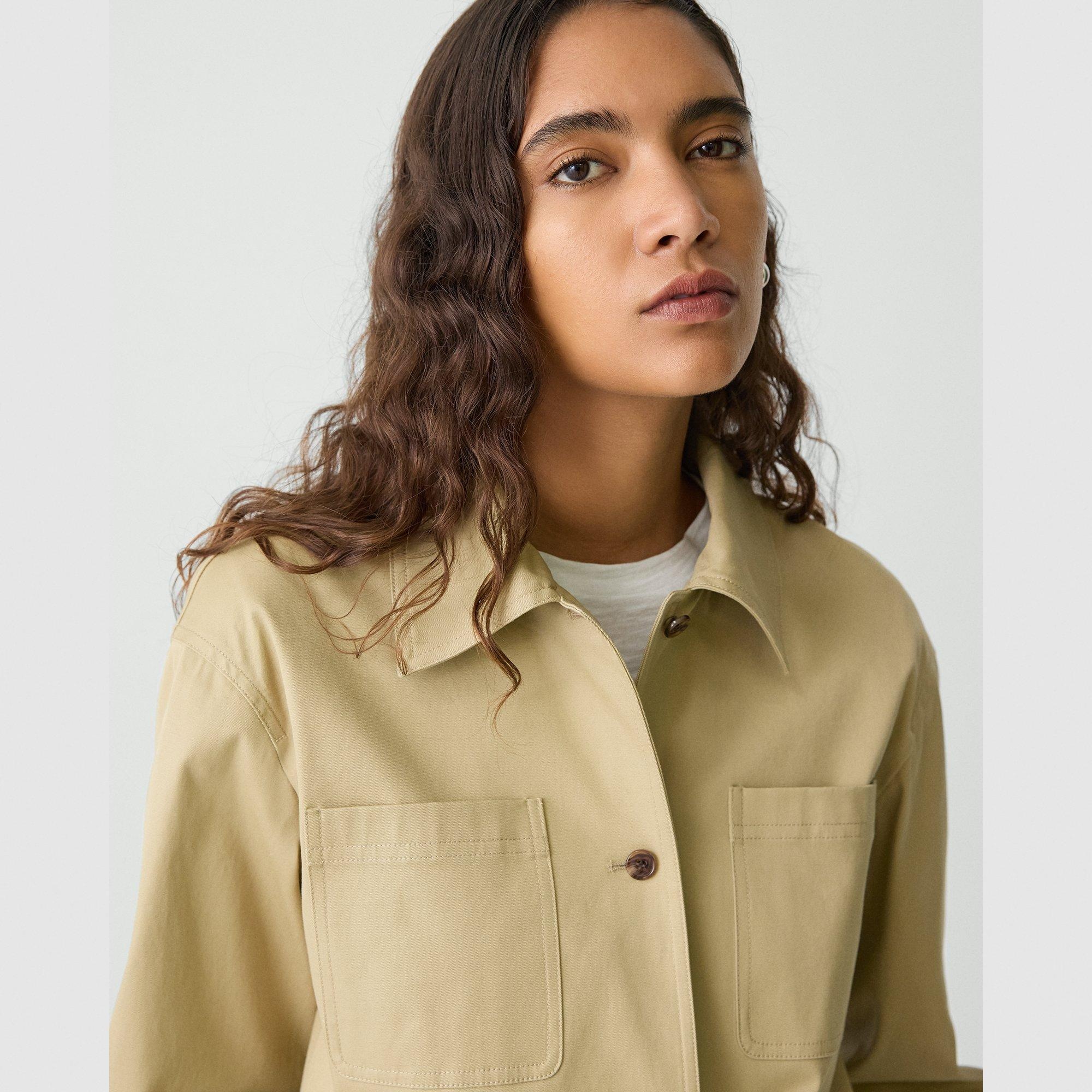 Hooded Jacket in Cotton Chino - 5