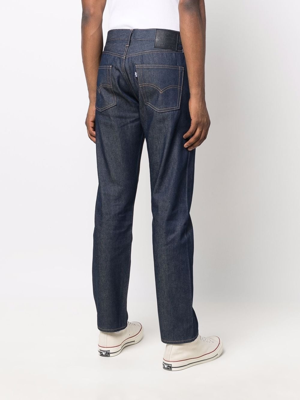 mid-rise straight-leg jeans - 4