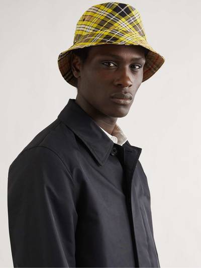 Burberry Checked Cotton-Canvas Bucket Hat outlook