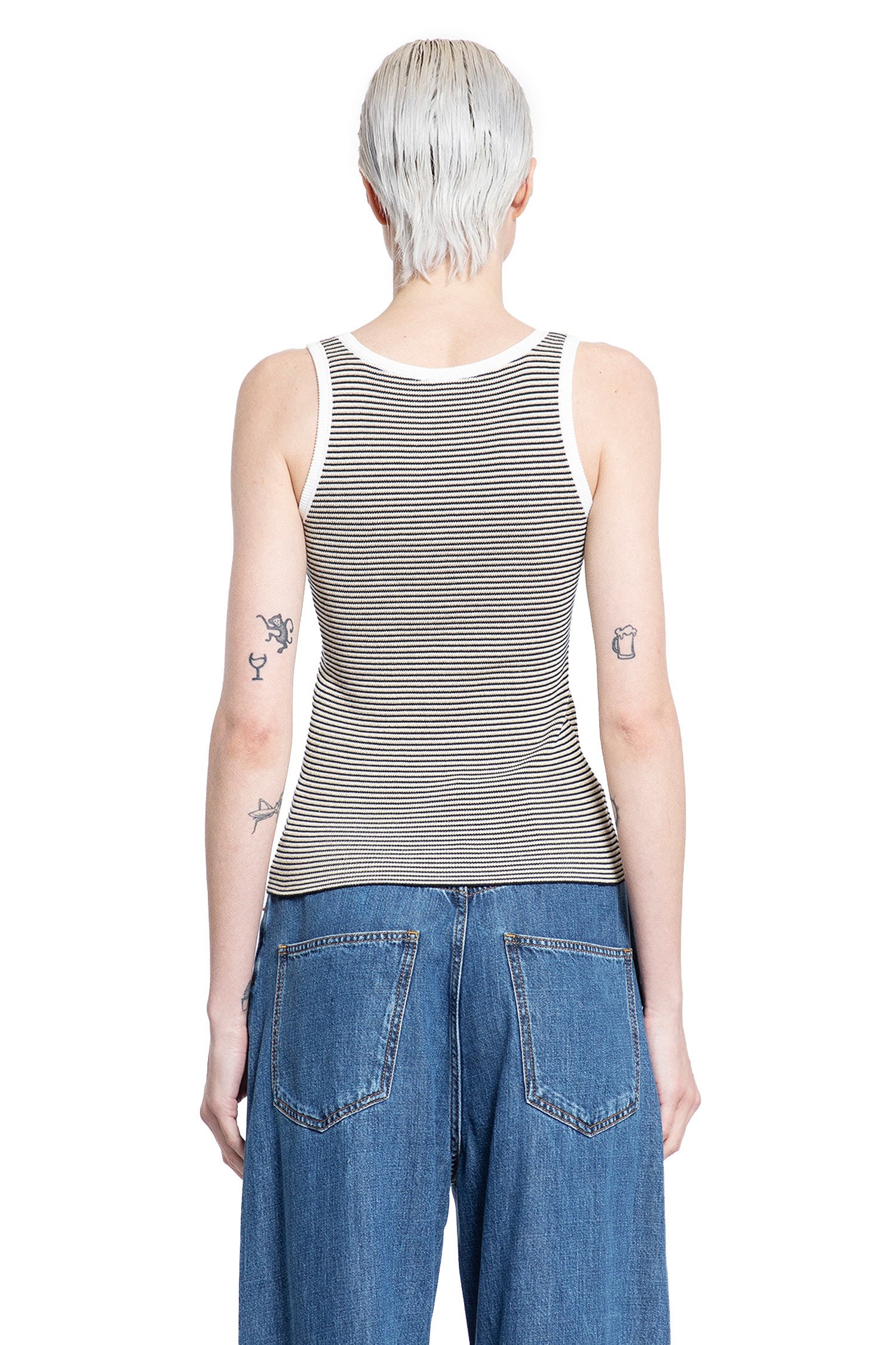 Cotton-And-Lurex-Tank-Top - 3