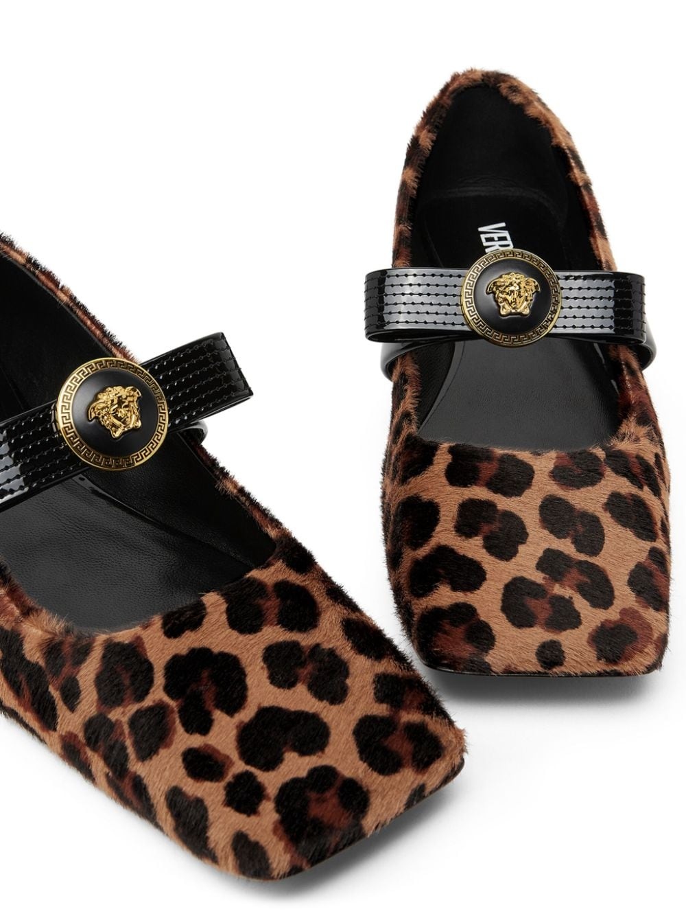 Medusa'95 leopard-print ballerinas - 4