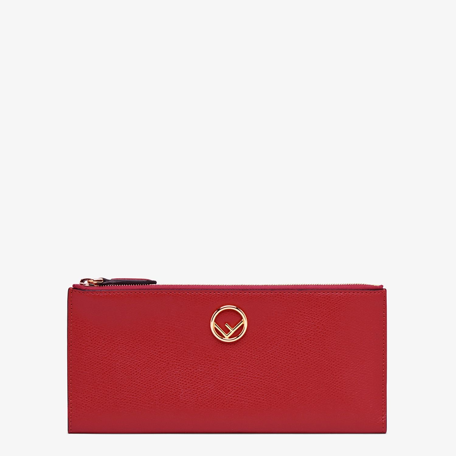 Red leather wallet - 1