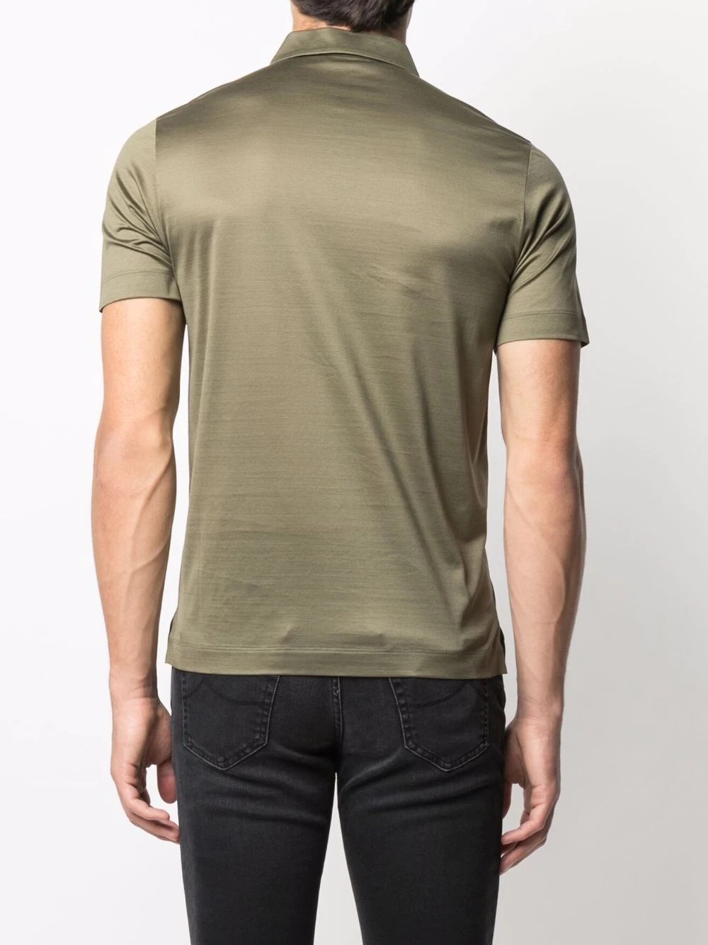 round neck cotton T-shirt - 4