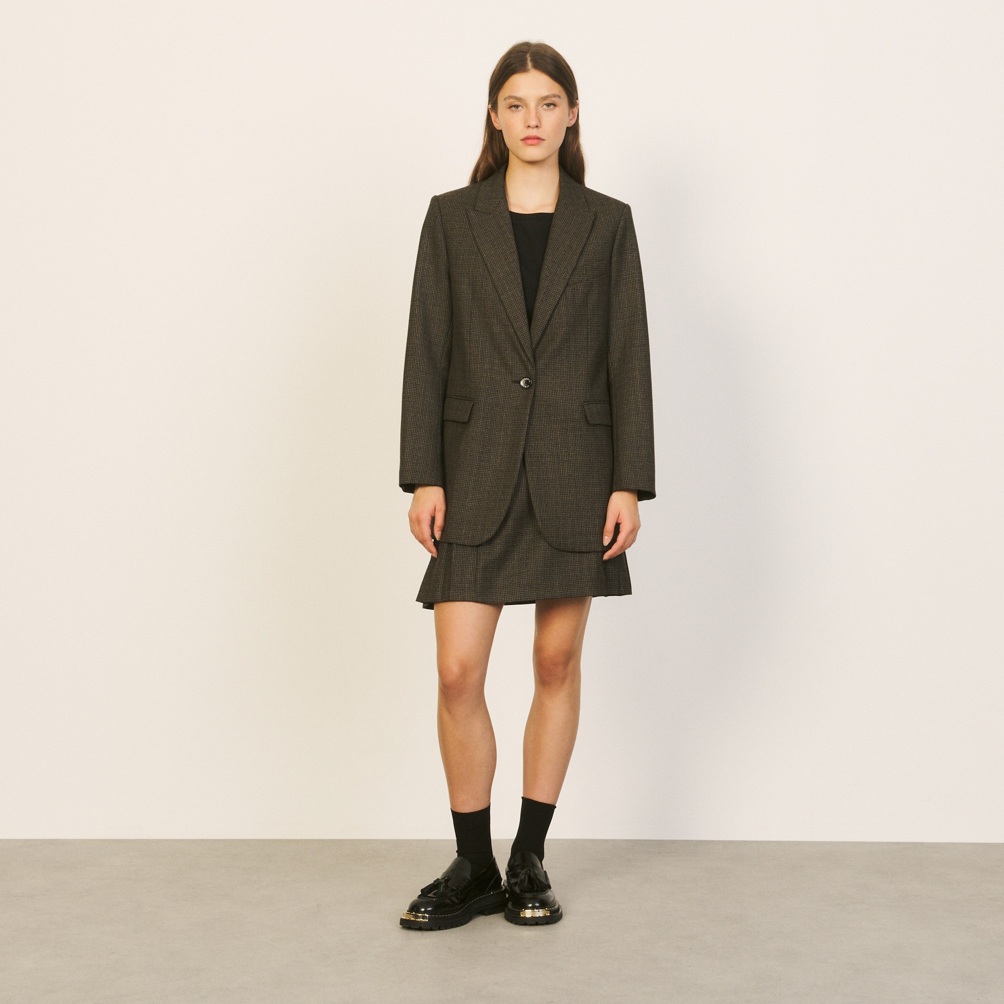 Checked tailored jacket - 5
