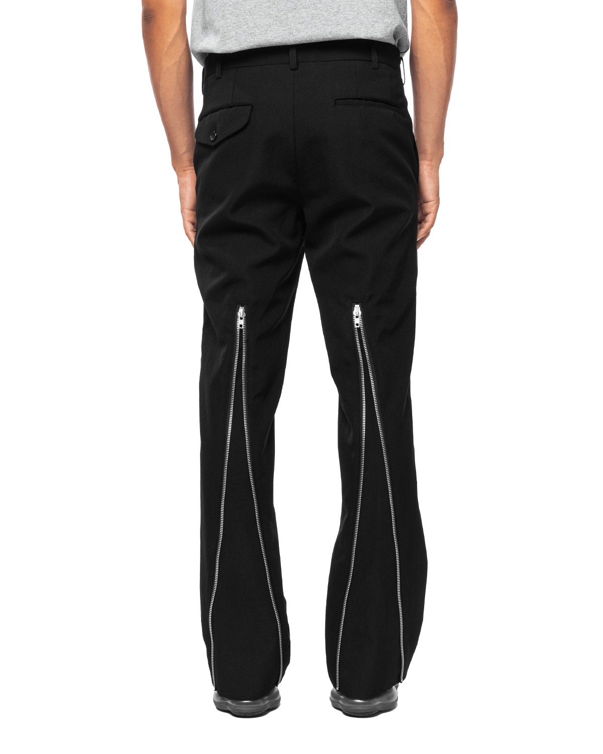 Zip Trouser - Black - 3