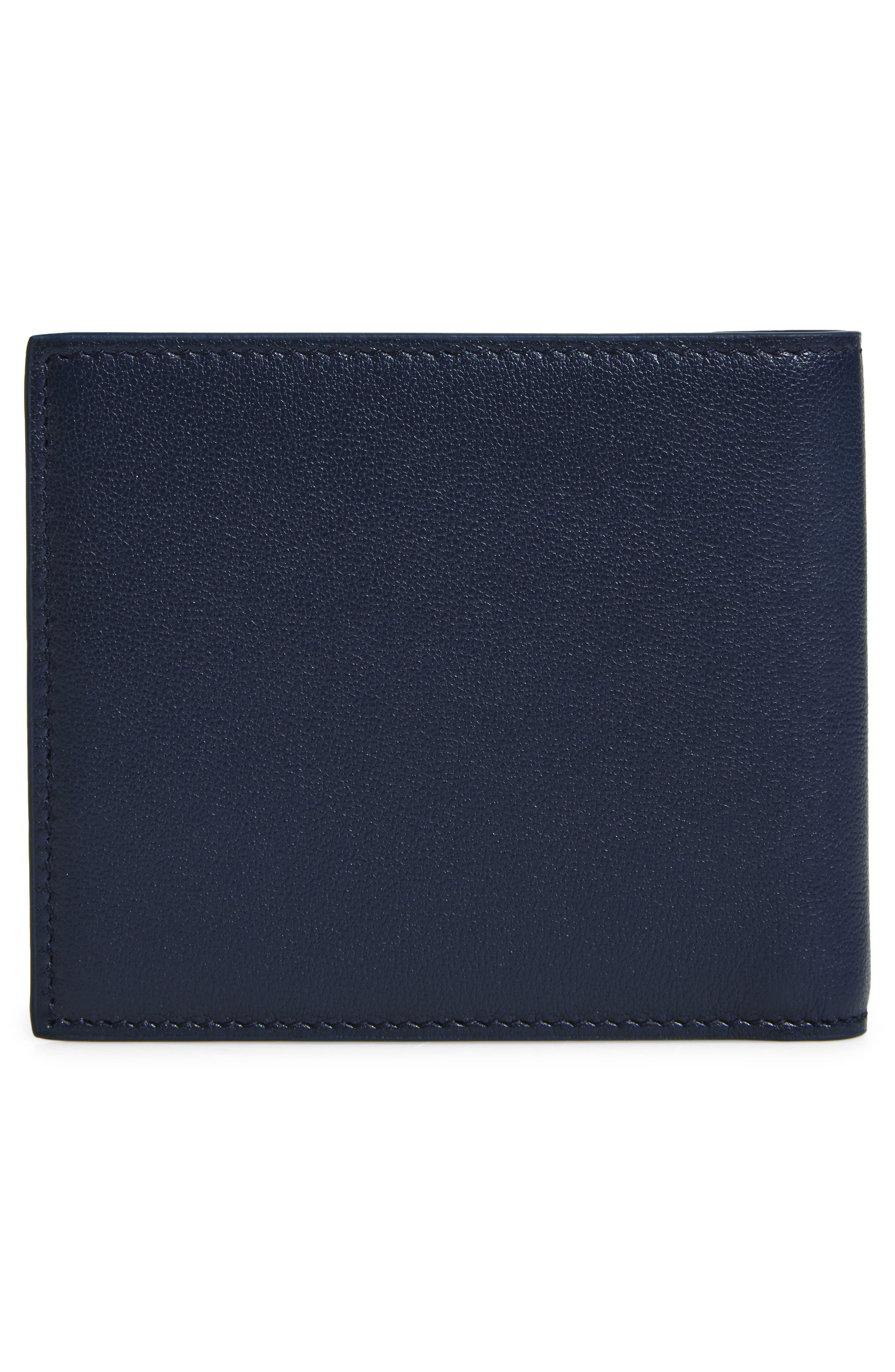 Dolce&Gabbana Leather Bifold Wallet in Blue Scuro at Nordstrom - 4