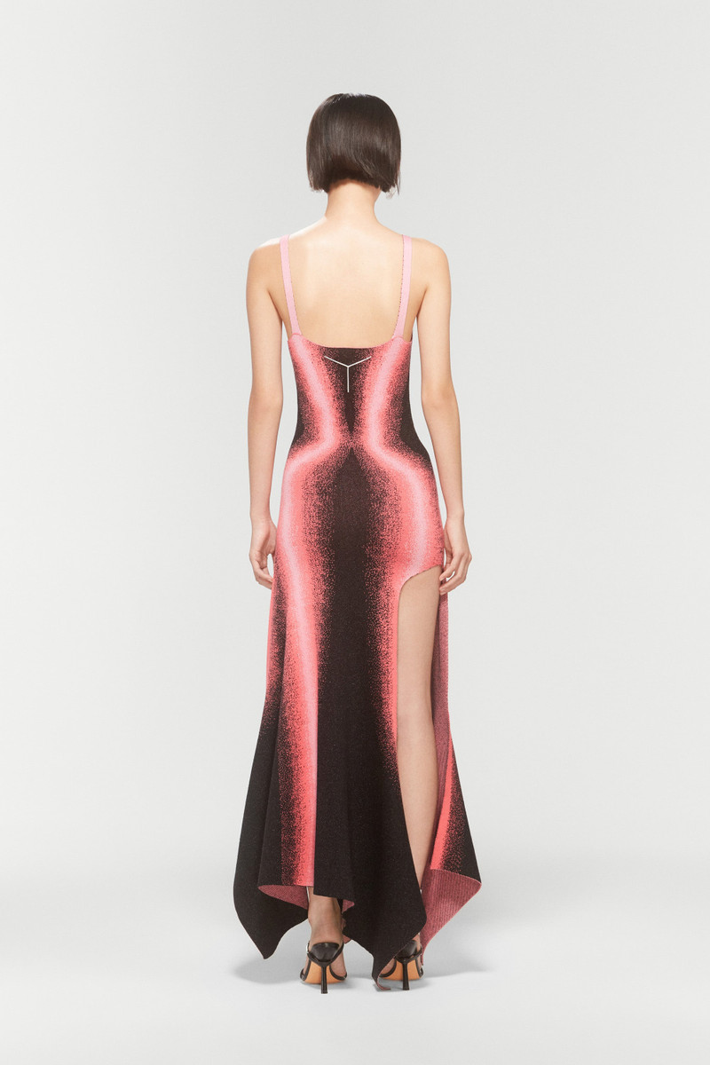 GRADIENT KNIT HIGH SLIT DRESS 6