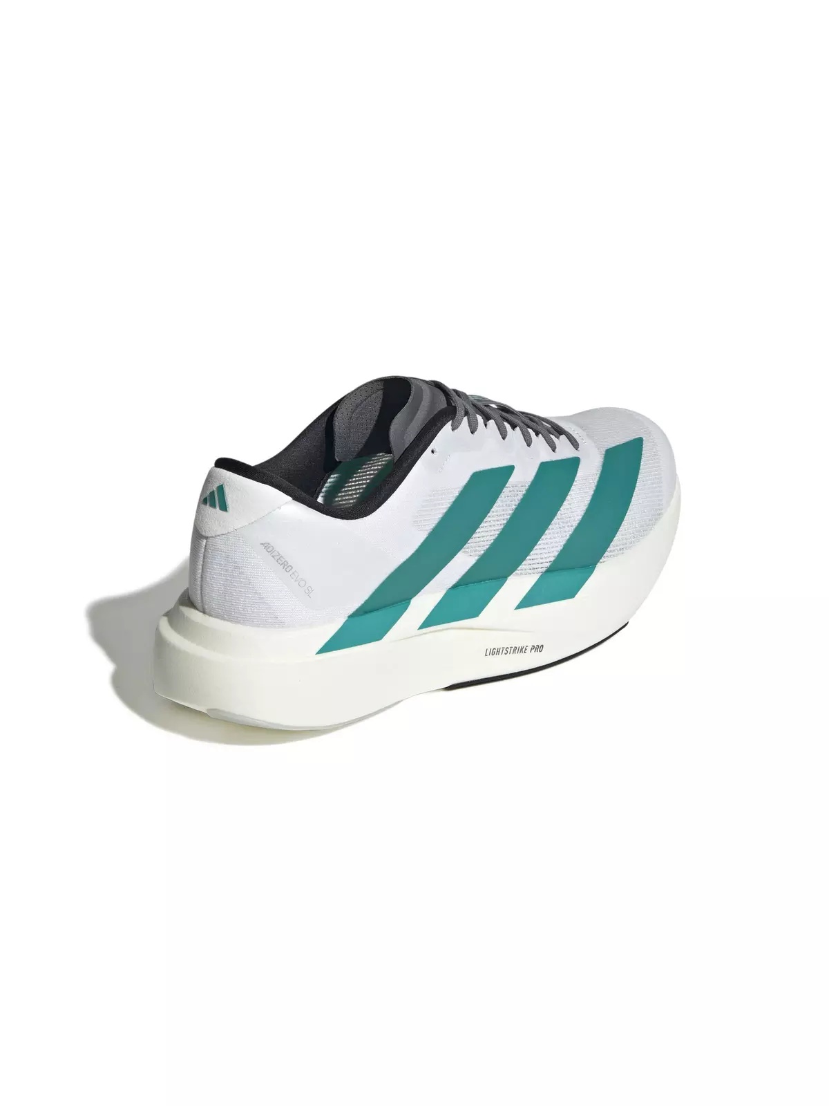 Adizero EVO SL "Ftwr White/Pure Teal/Grey Four" Men's Running Shoe - 4