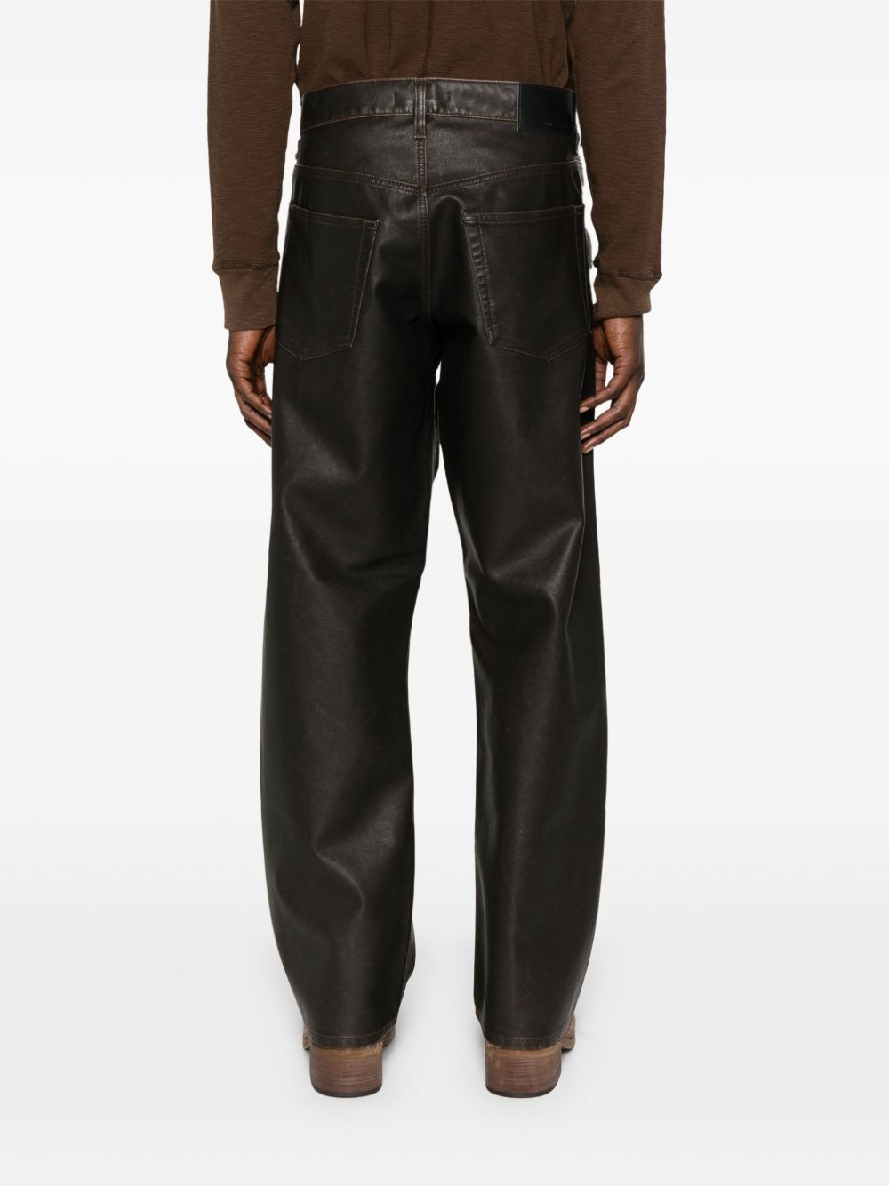 straight-leg trousers - 4