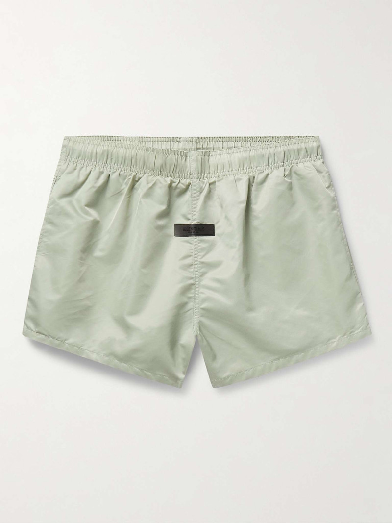 Logo-Appliquéd Straight-Leg Taslan Nylon Shorts - 1