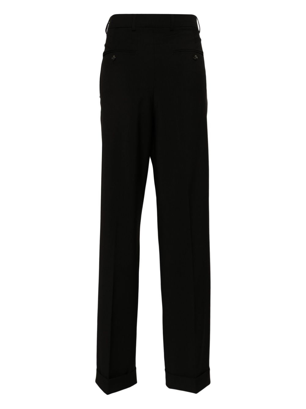 mid-rise pleated tailored trousers - 2