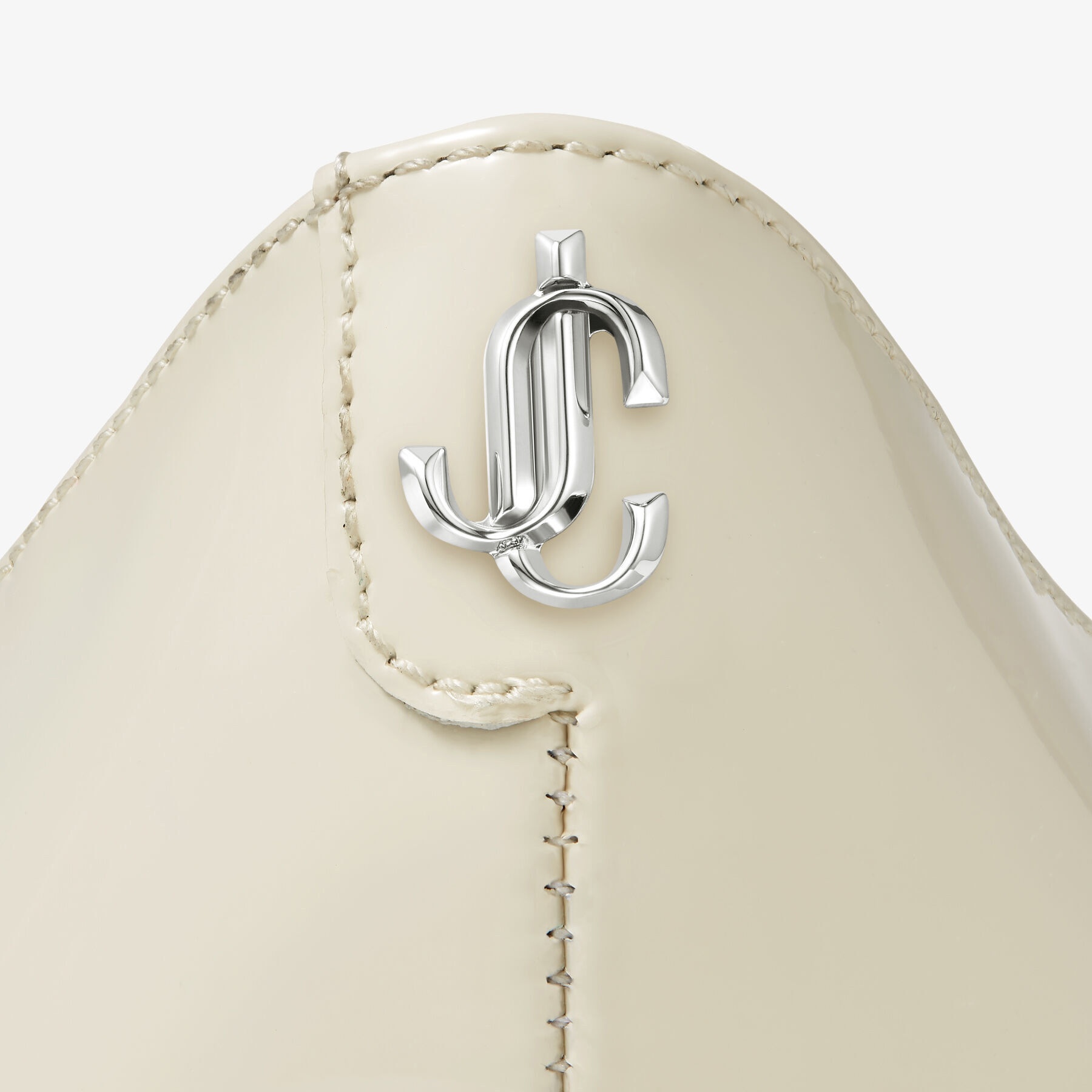 Love Flat
Latte Patent Leather Flat Pumps with JC Emblem - 4