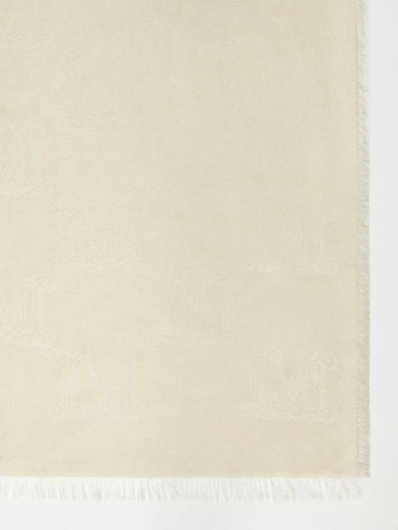 Max Mara WHISKY Silk, wool and cashmere-blend stole outlook