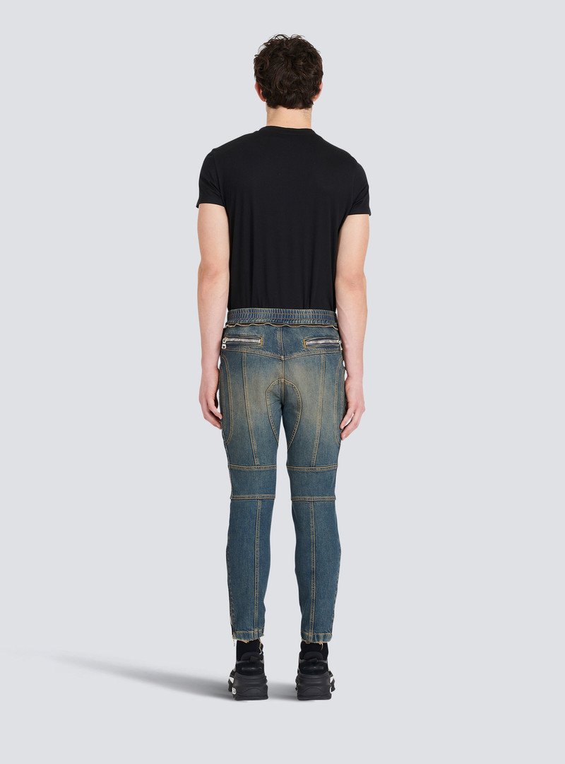 Ripped cotton jeans 4