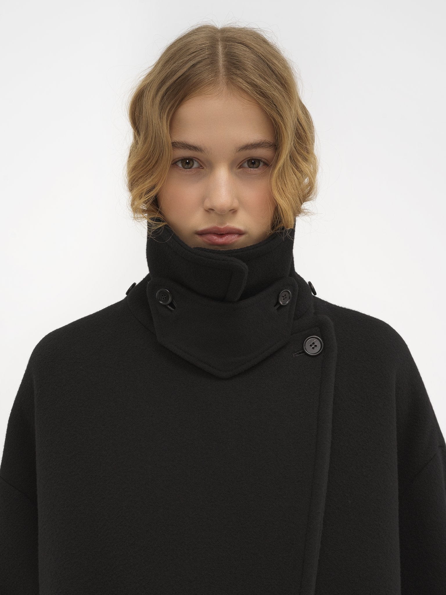 OVERSIZED COAT IN WOOL - 7
