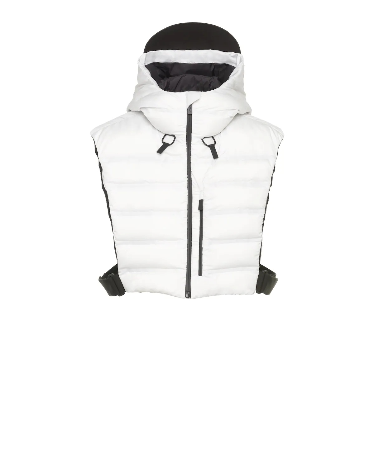 Sleeveless down jacket in lightweight tech fabric - 1