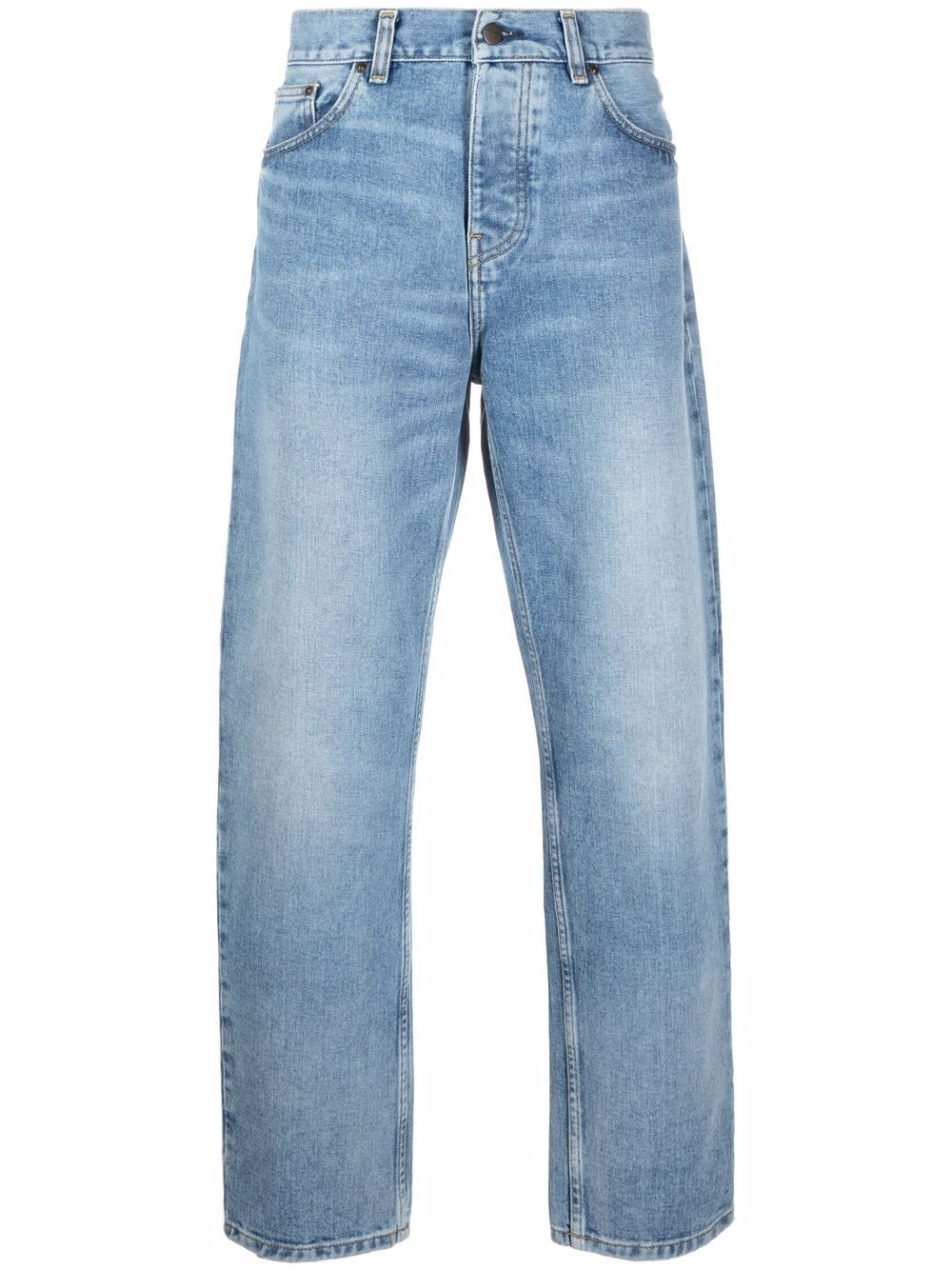 high-rise tapered jeans - 1