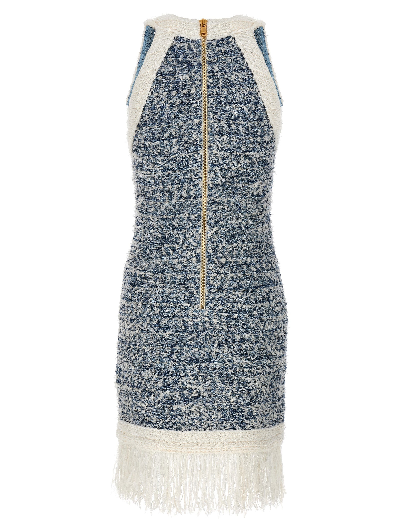 Balmain 'Fringed Tweed' Dress - 2