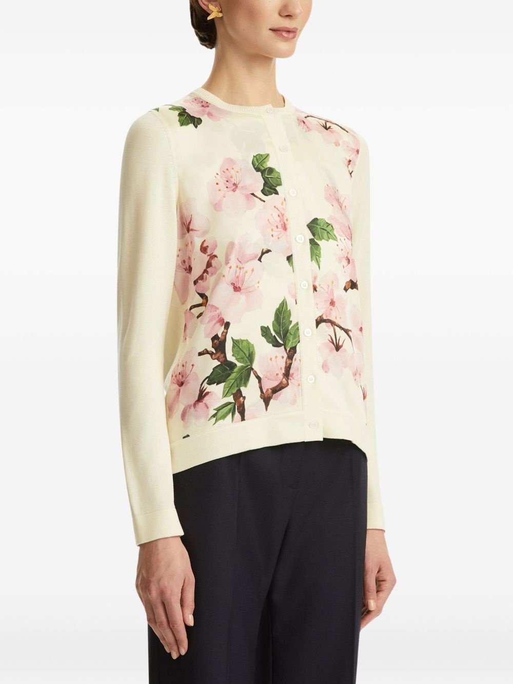 printed cardigan - 4