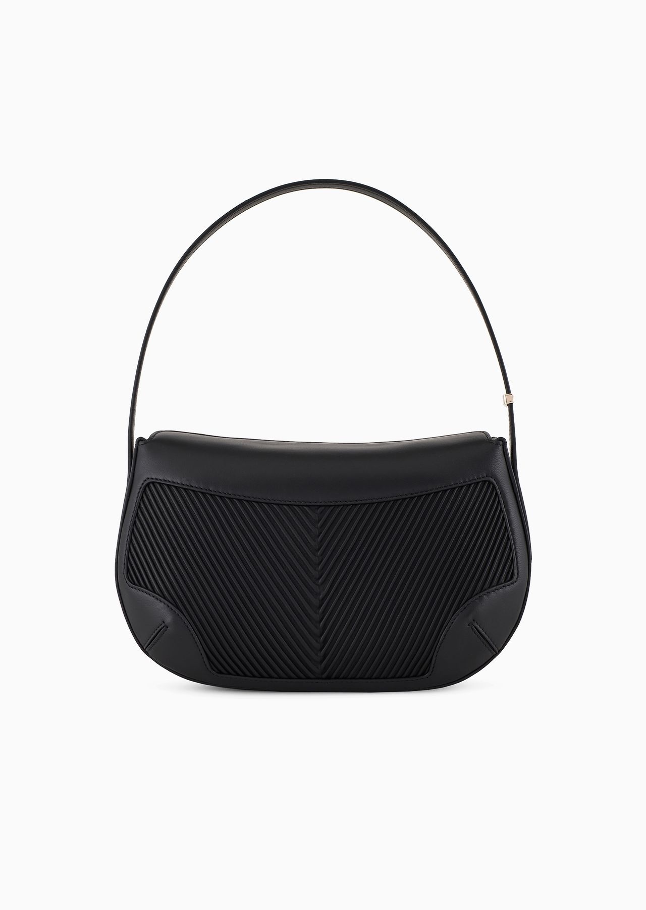 La Prima baguette bag in pleated nappa leather - 3