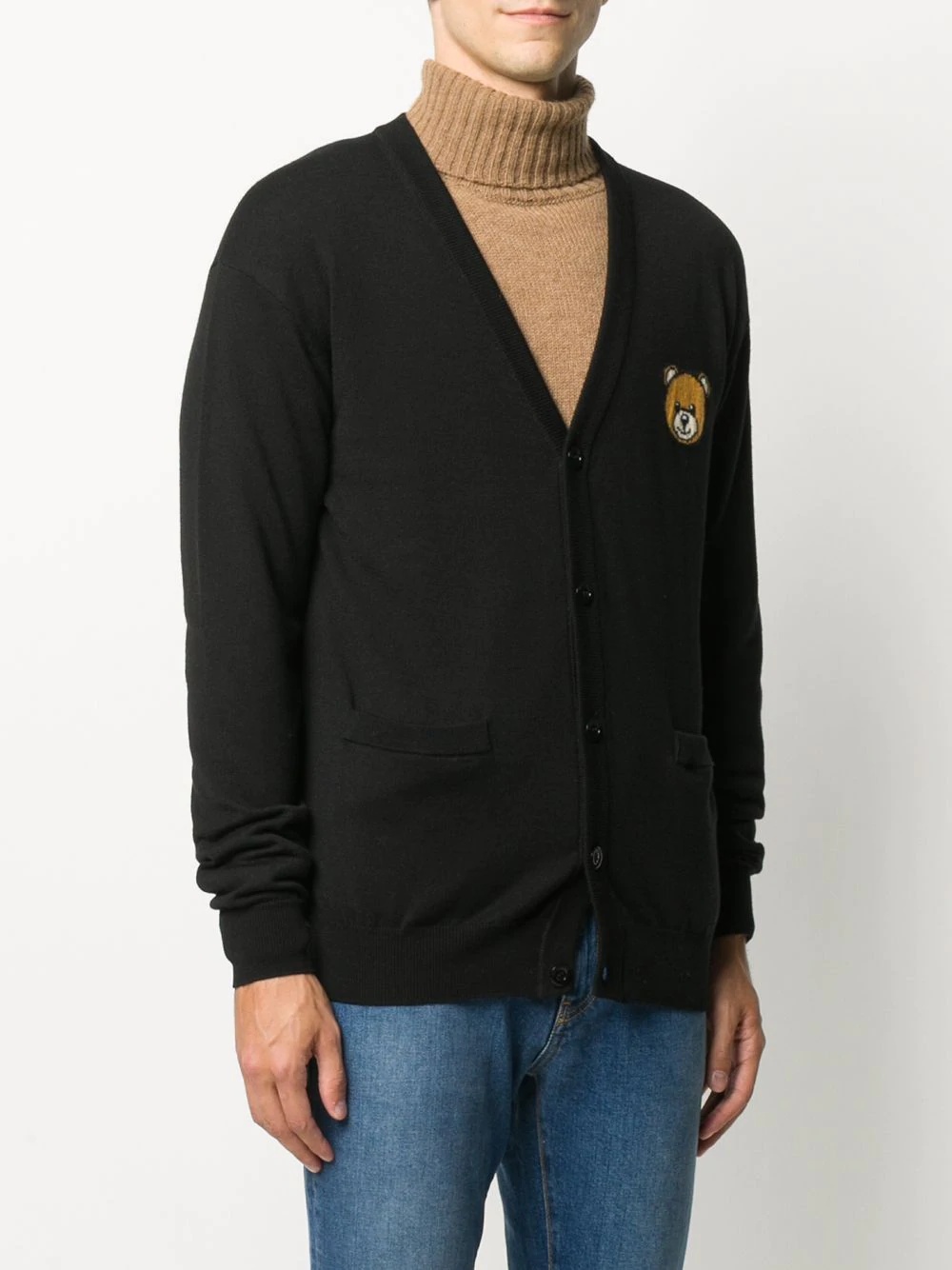 Teddy Bear V-neck cardigan - 3