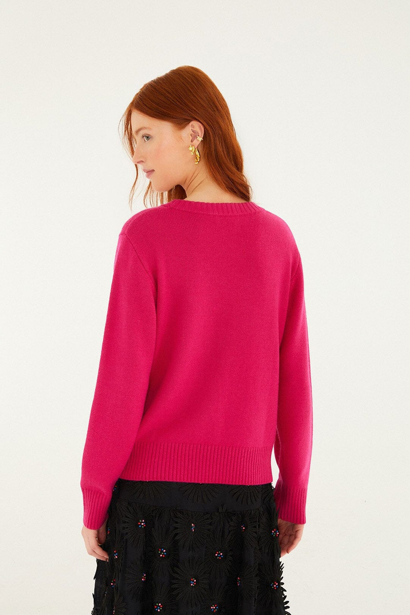 Pink Farm Rio Toucan Knit Sweater 3