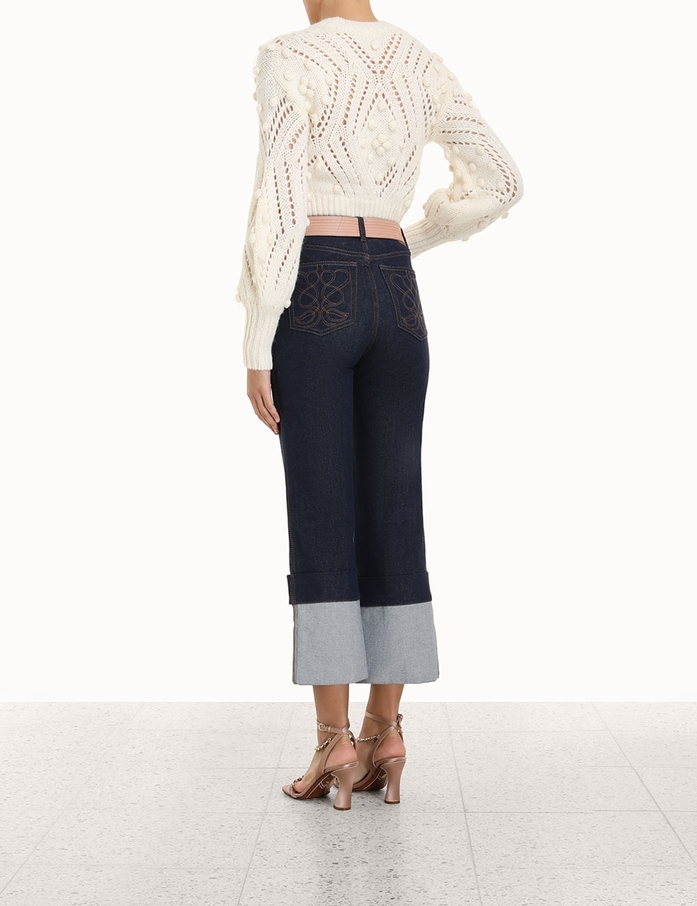 CELESTIAL CROPPED SWEATER - 4
