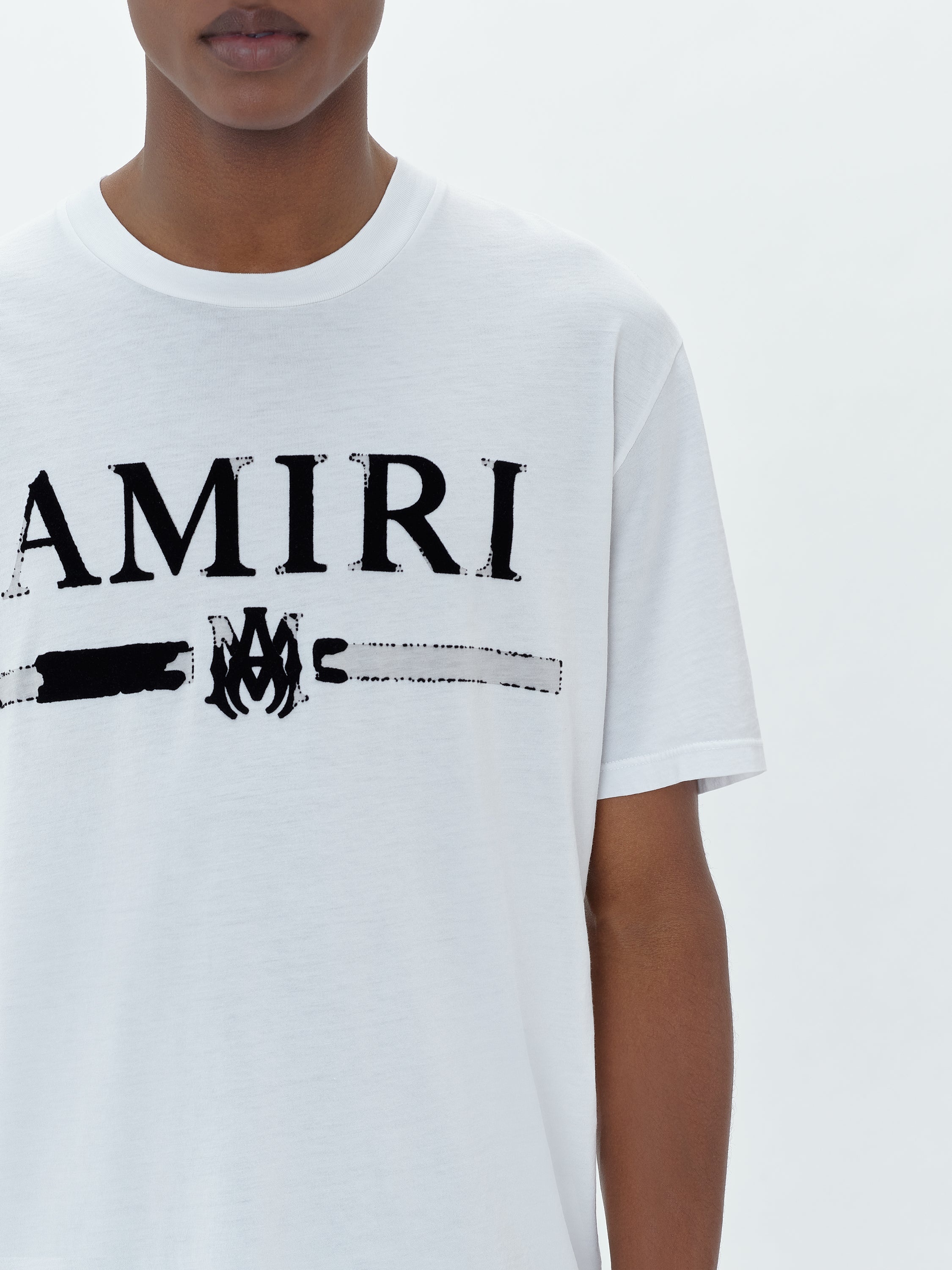 AMIRI アミリ M.A. Bar Appliqué Tシャツ ホワイト S