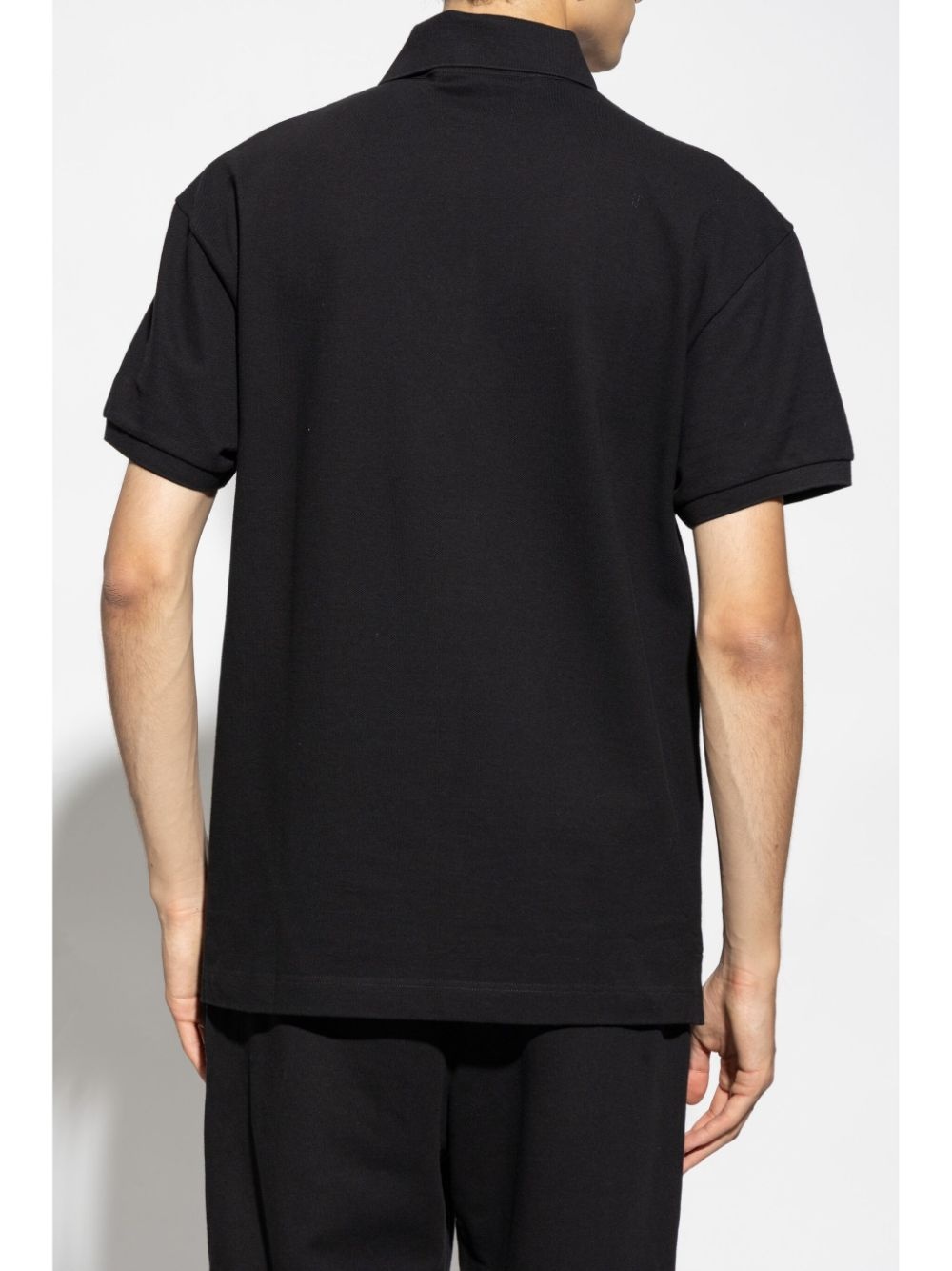 logo-embroidered polo shirt - 4