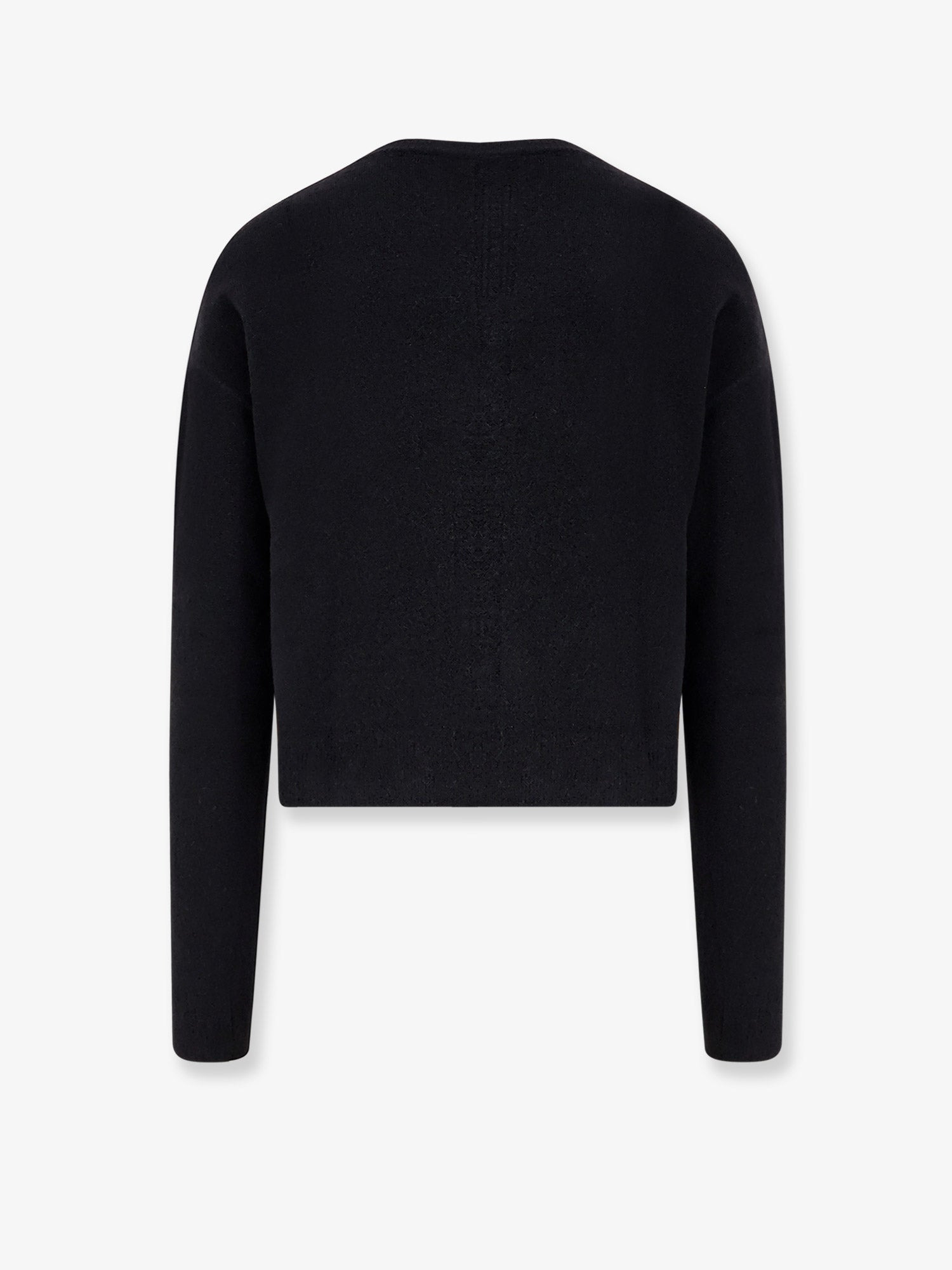 Rick Owens Men Tommy V Neck Alpaca Blend Sweater - 4