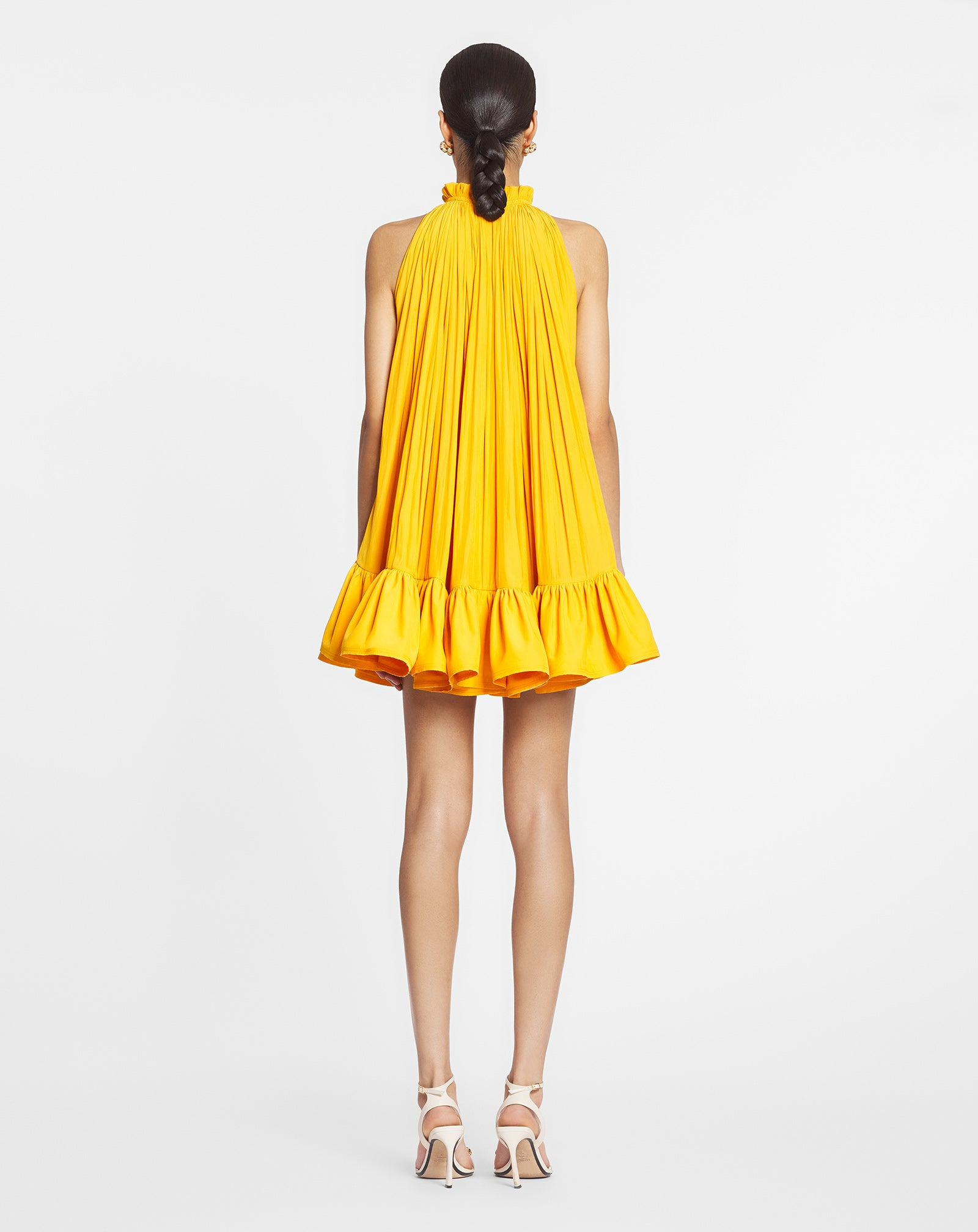 SHORT DRESS WITH RUFFLES - 4