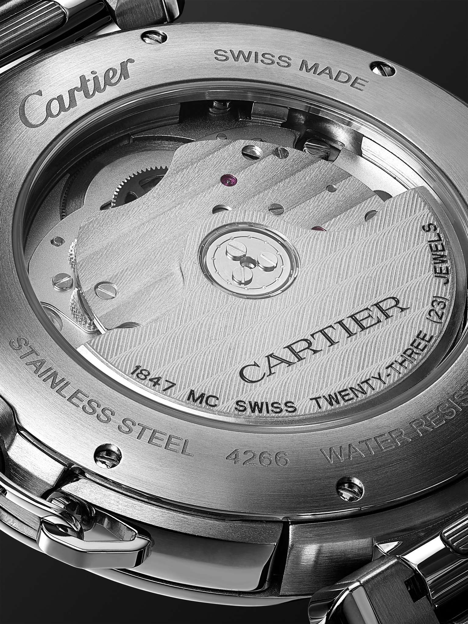 Pasha de Cartier Automatic 41mm Stainless Steel and Leather Watch, Ref. No. CRWSPA0038 - 3
