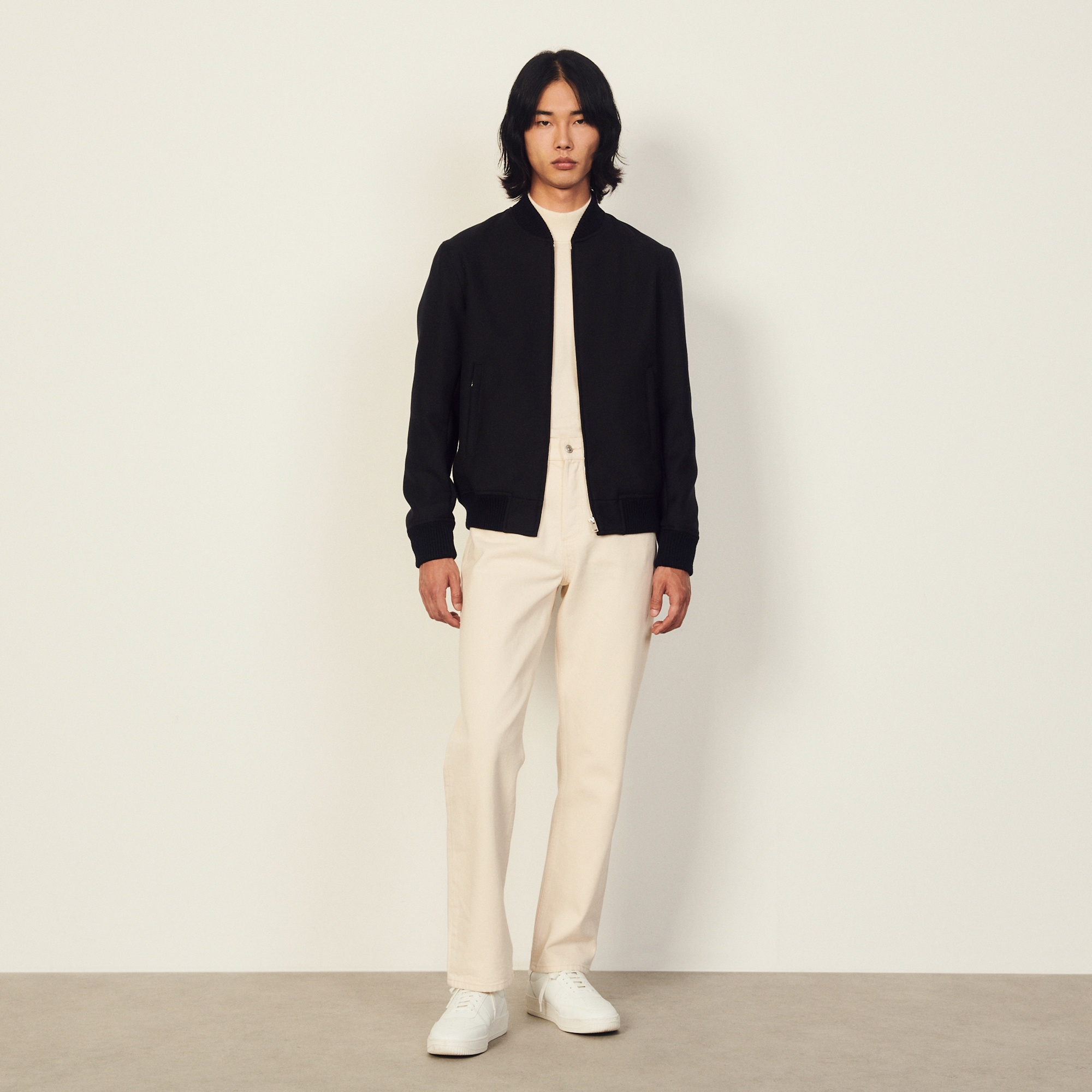 Zipped bomber jacket - 6