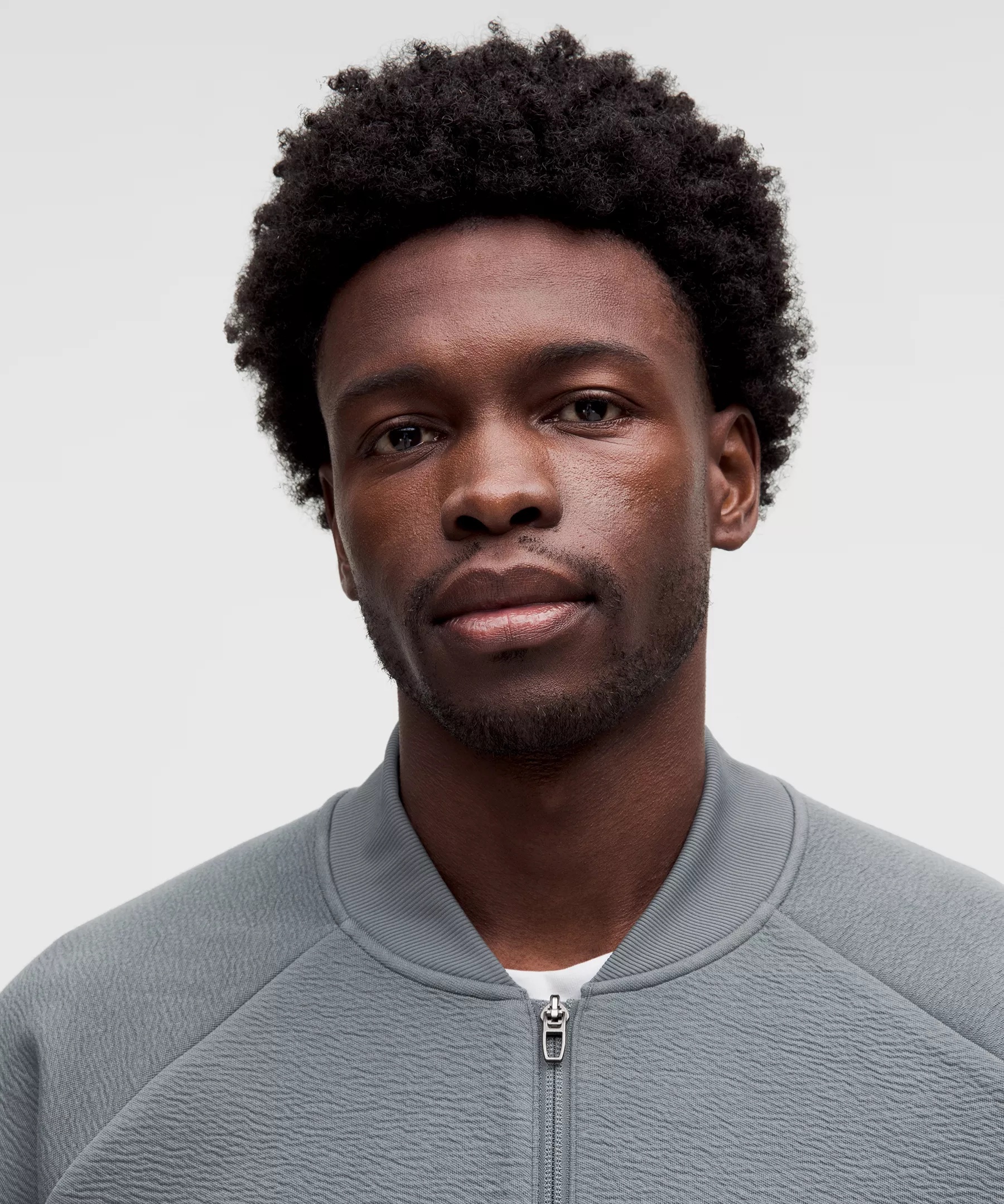 Textured Spacer Bomber Jacket - 4