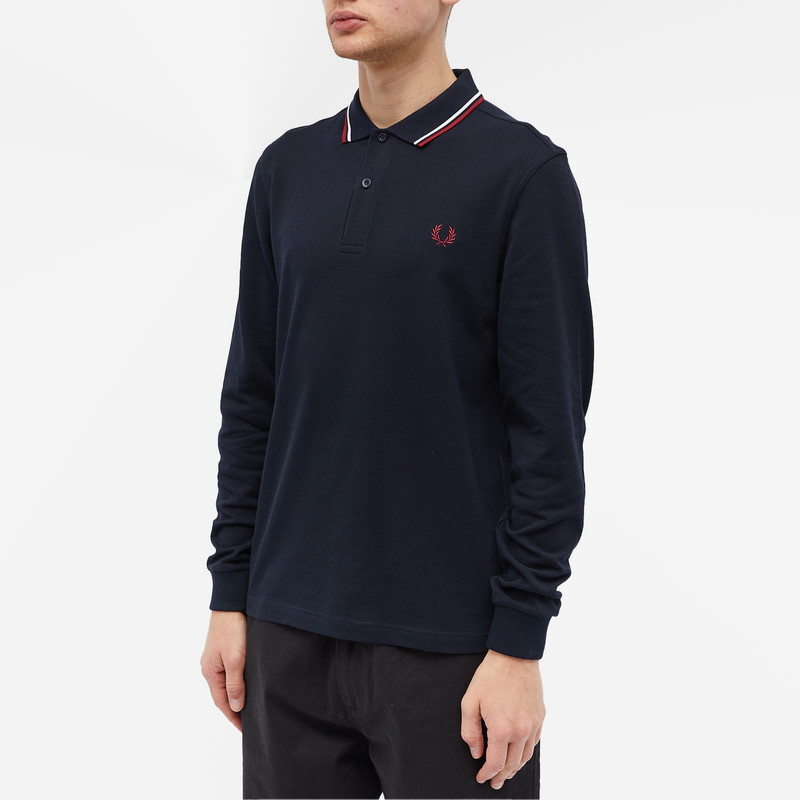 Fred Perry Fred Perry Long Sleeve Twin Tipped Polo outlook