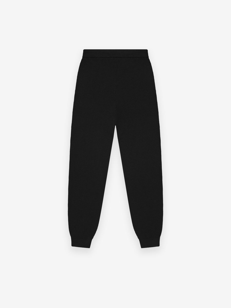 Womens Waffle Fitted Sweatpant - 2