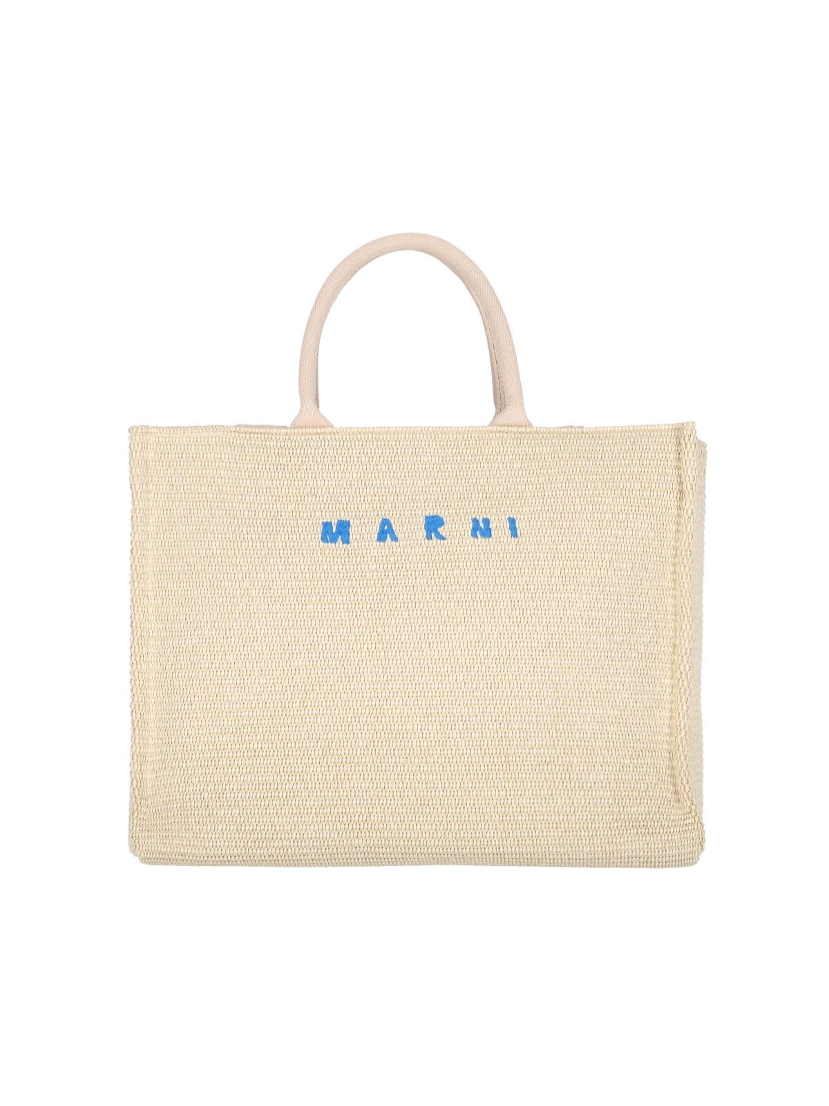 【送料&関税込】Marni east/west Tote Bag Marni 'EAST/WEST' LARGE TOTE BAG | sugar | REVERSIBLE