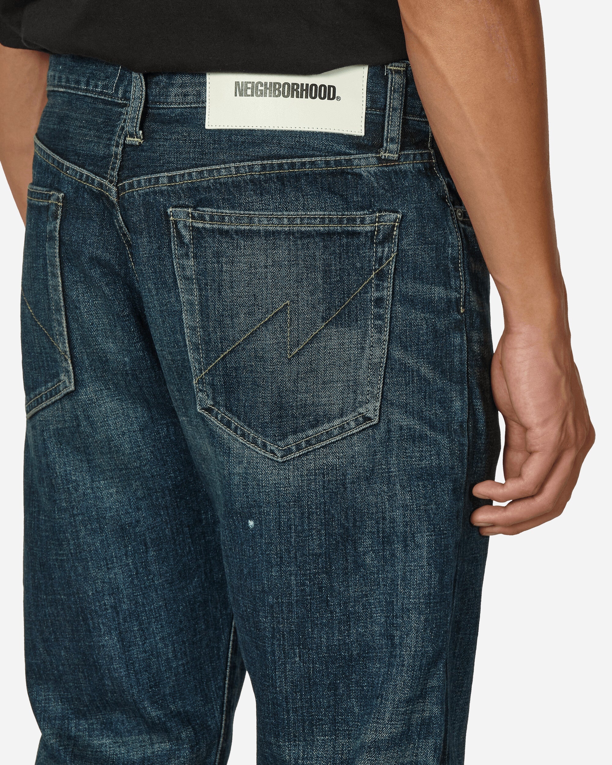 NEIGHBORHOOD Washed Denim DP Mid Pants Indigo | slamjam