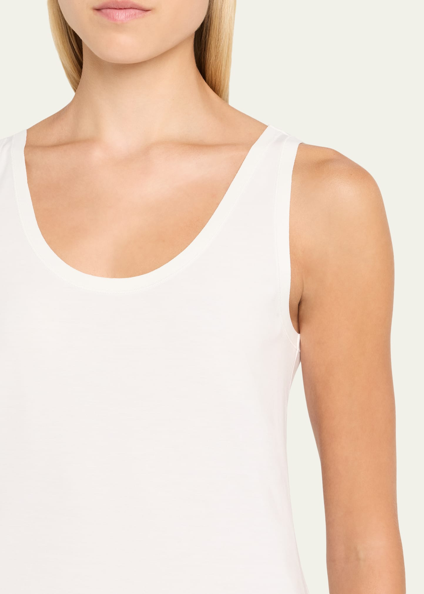 Sweater Trim Tank Top - 5