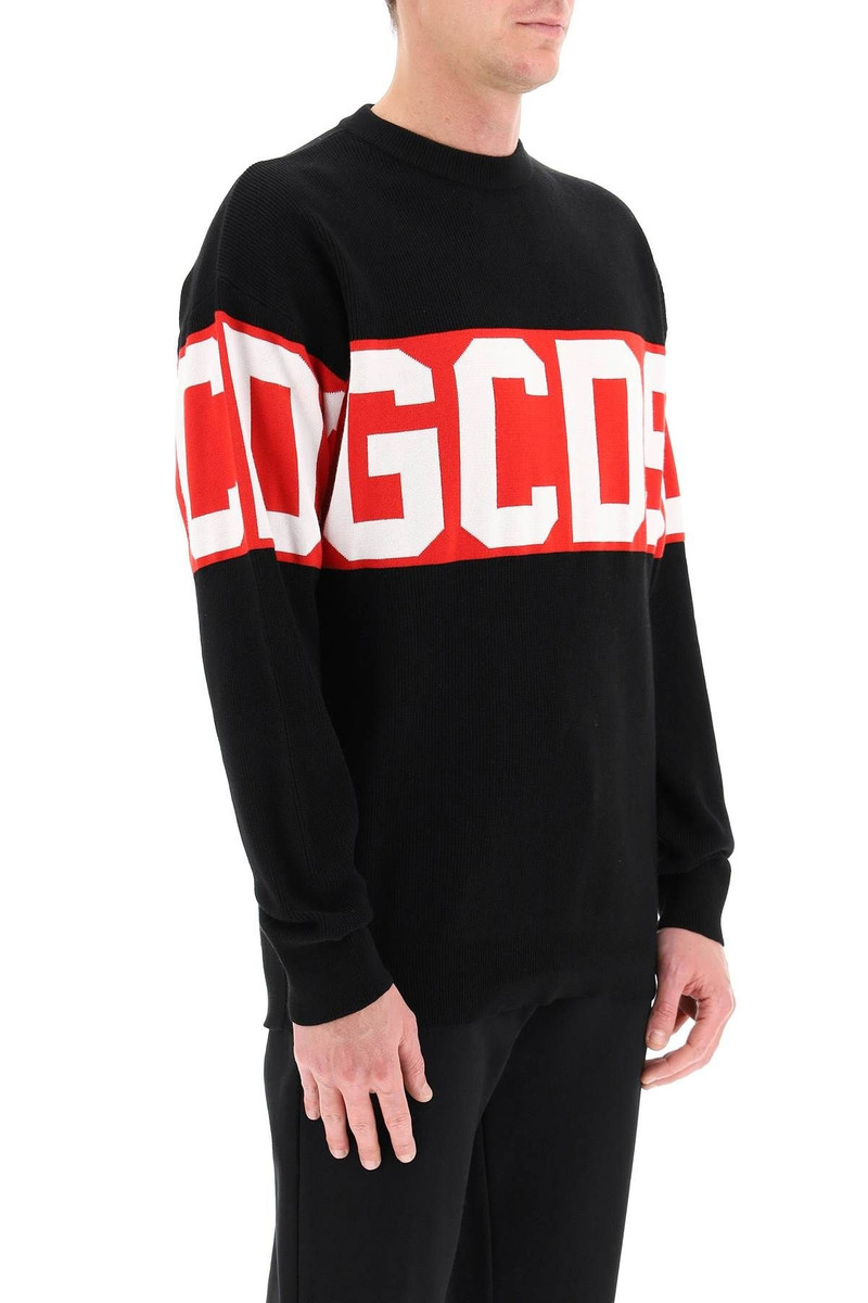 LOGO INTARSIA SWEATER 3
