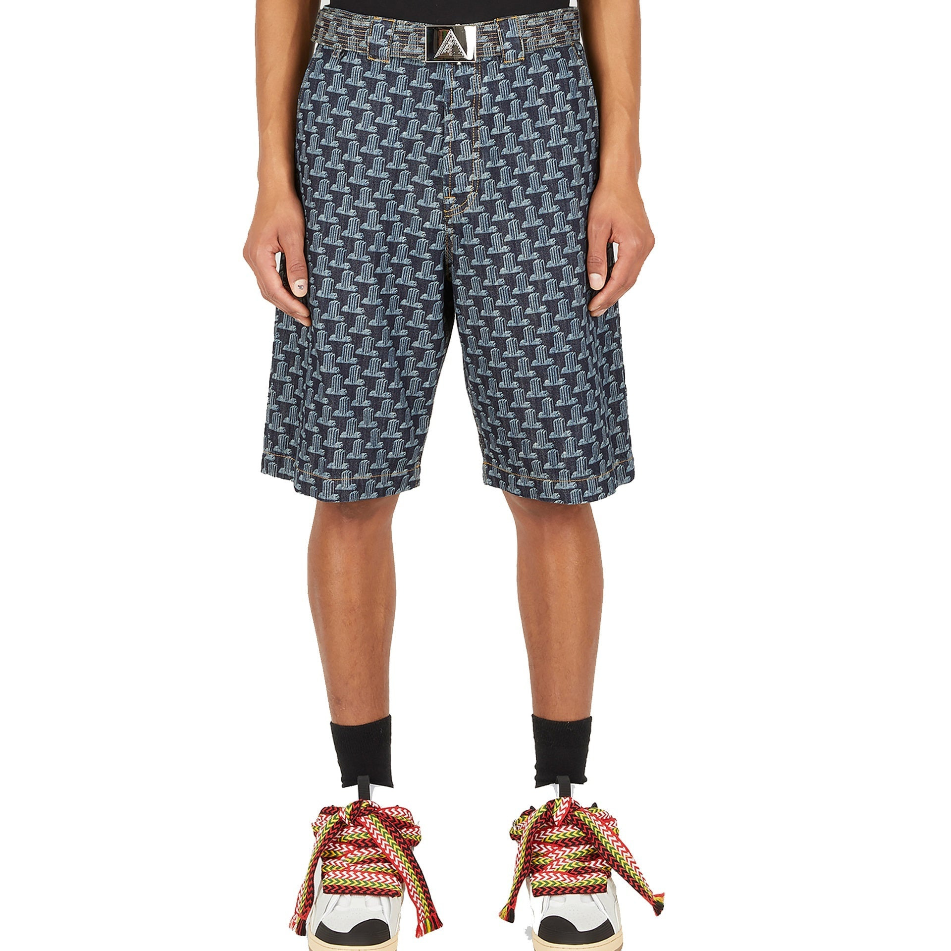 Lanvin Column Monogram Shorts Men - 2