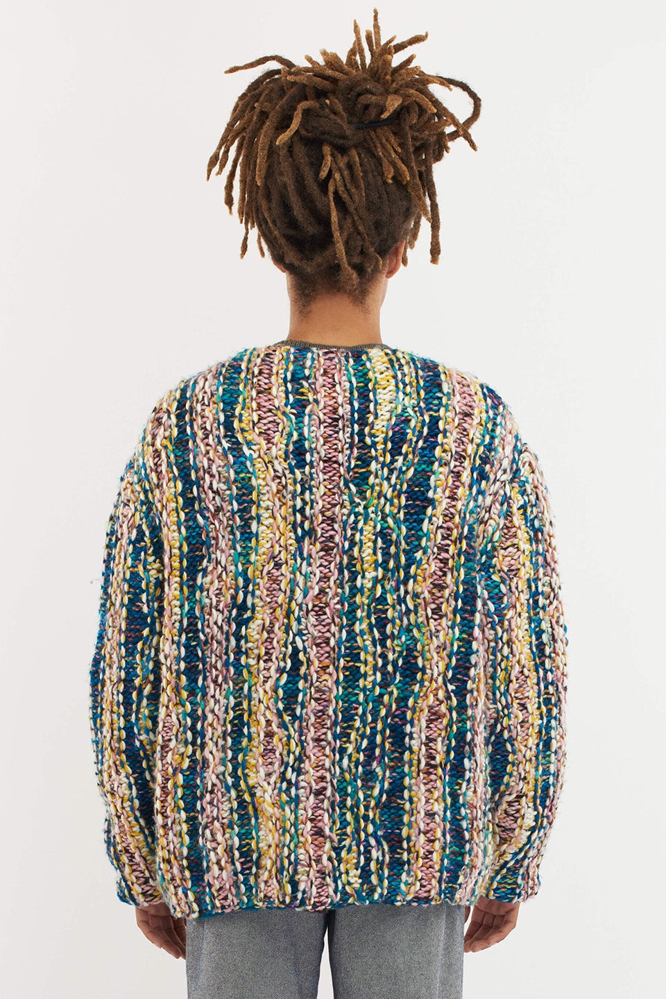 DISHEVELED KNIT CARDIGAN - 6