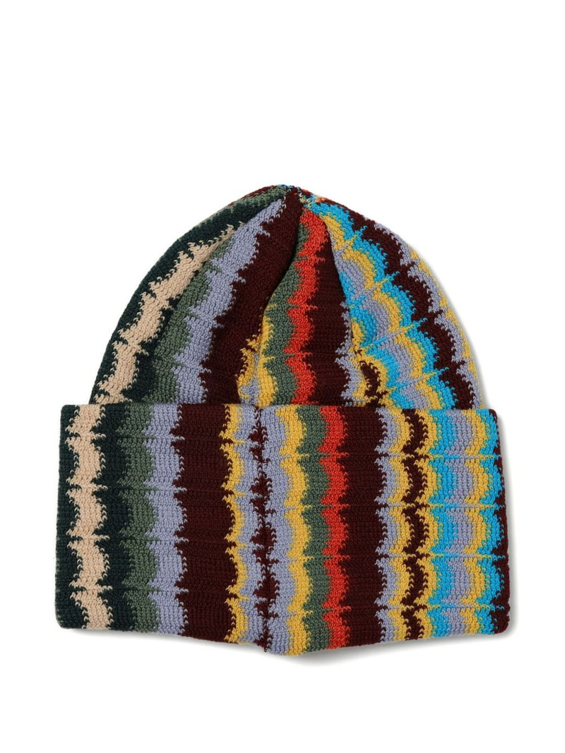 Missoni zigzag wool beanie hat outlook