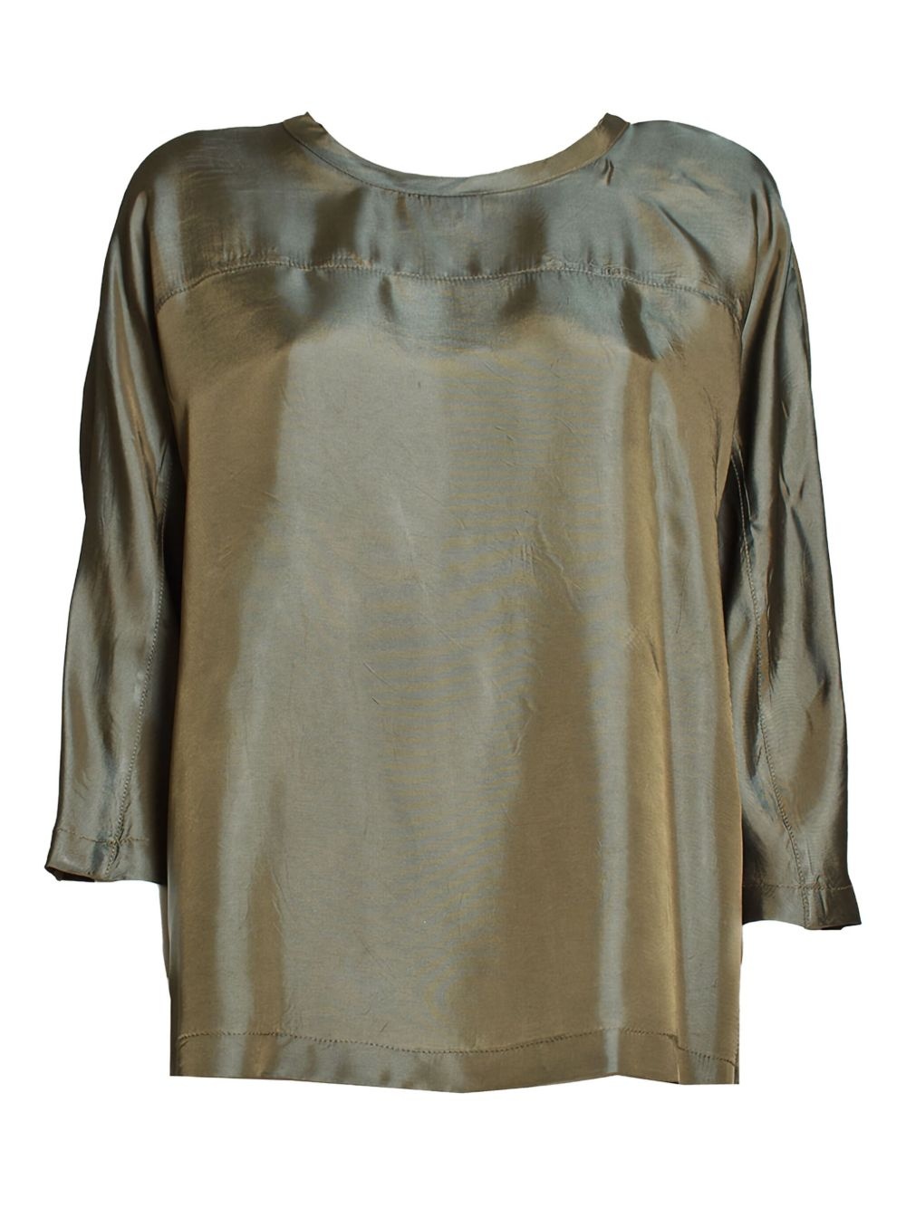 satin-finish blouse - 1