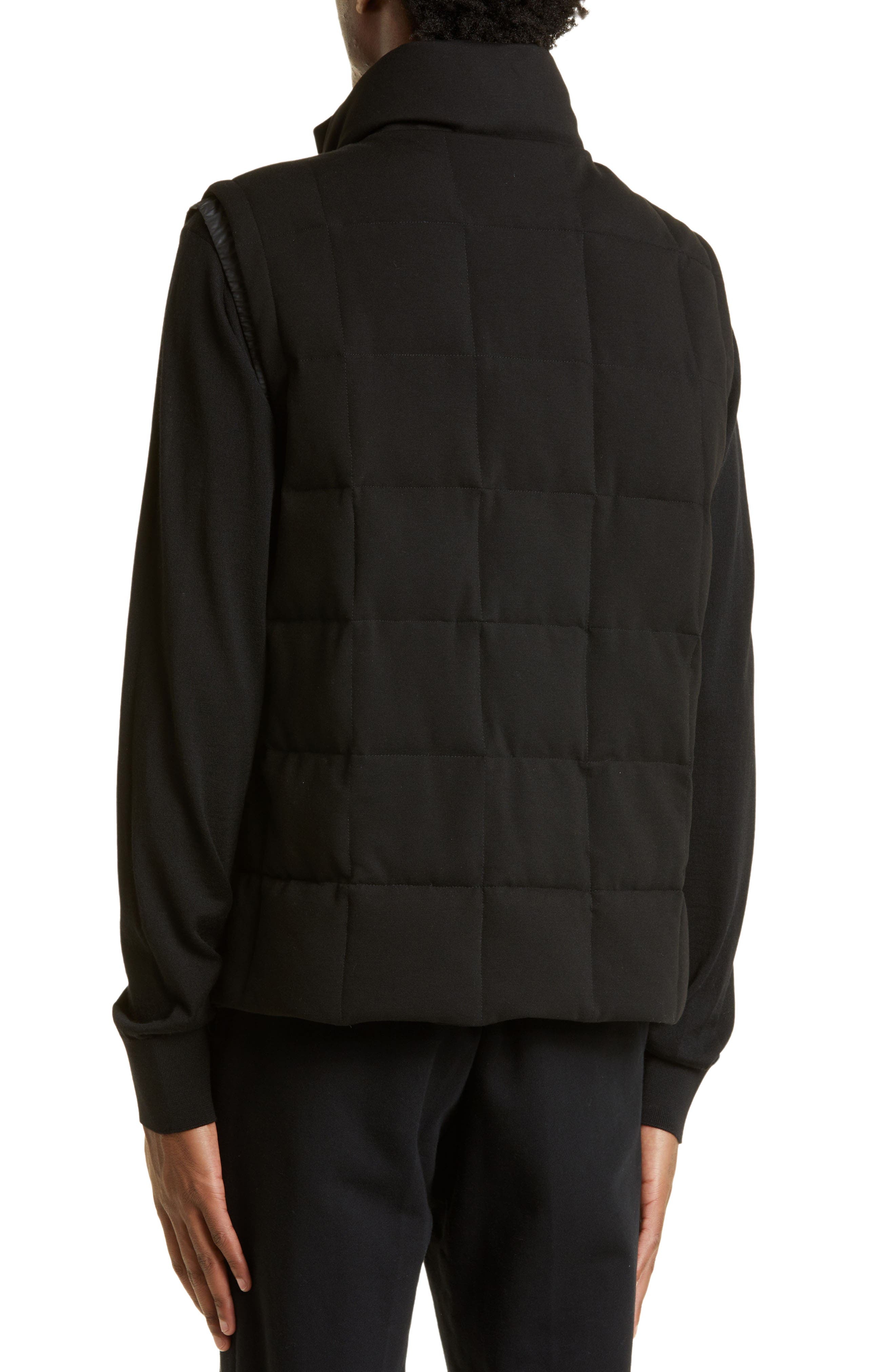 Logo Plaque Quilted Vest - 3
