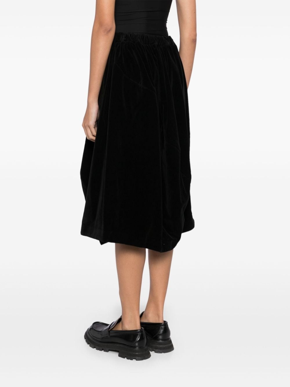 panelled midi skirt - 4