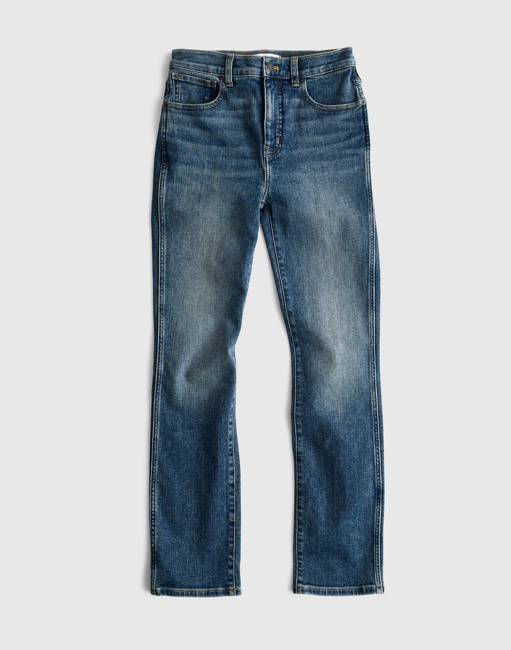 The Pencil Jean in Super Stretch Denim - 1
