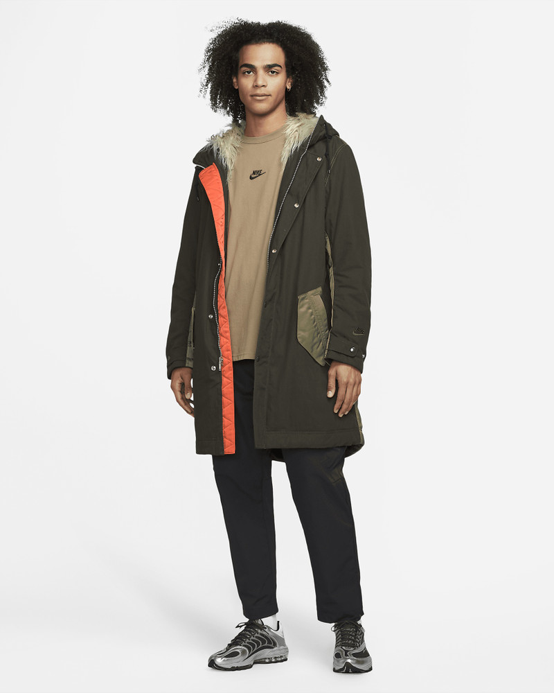 Nike Sportswear Therma-FIT Men's White Space Parka 9