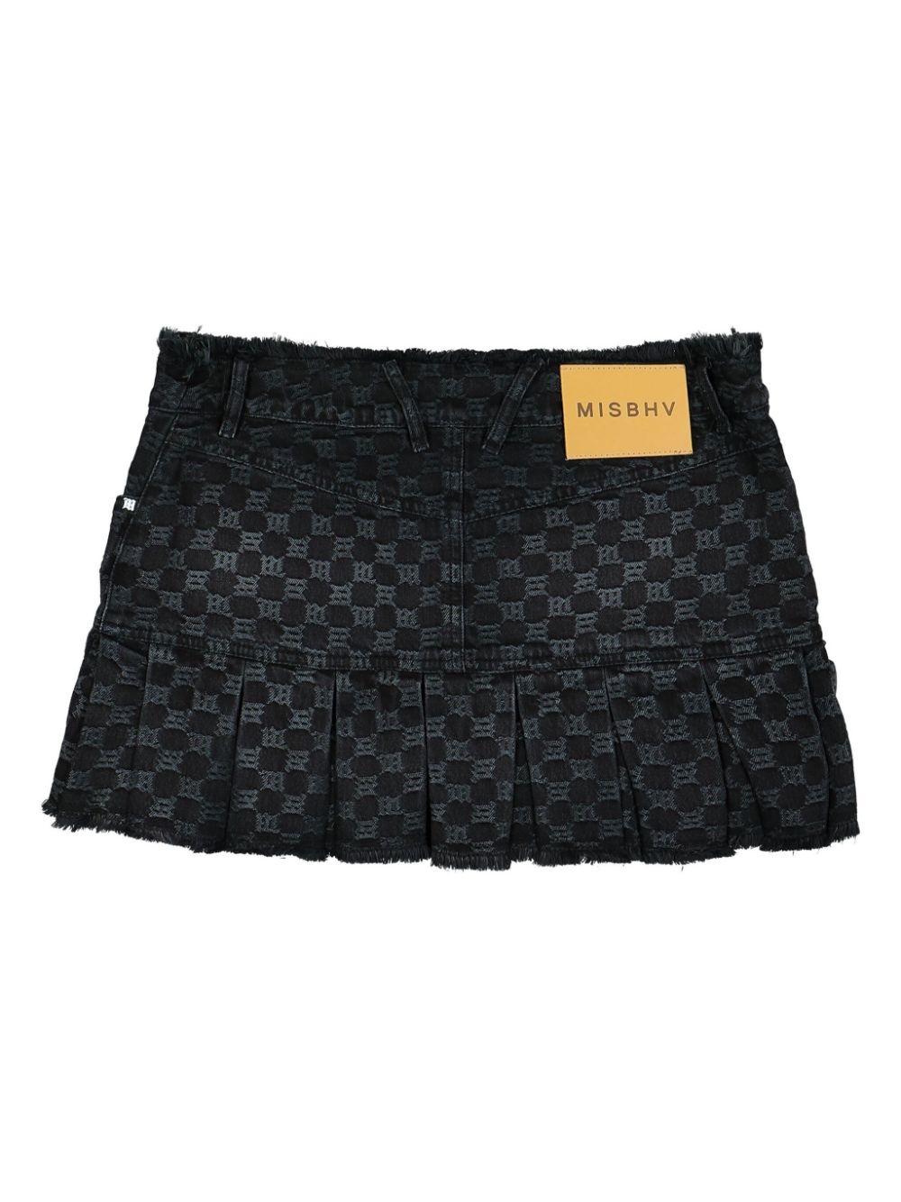 monogram pleated skirt - 2