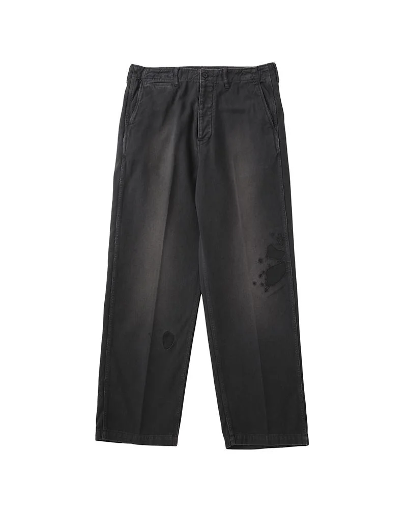 CHINO PANTS CRASH BLACK - 1